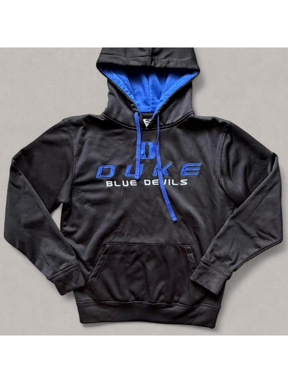 Duke Men's Black and Grey Hoody
